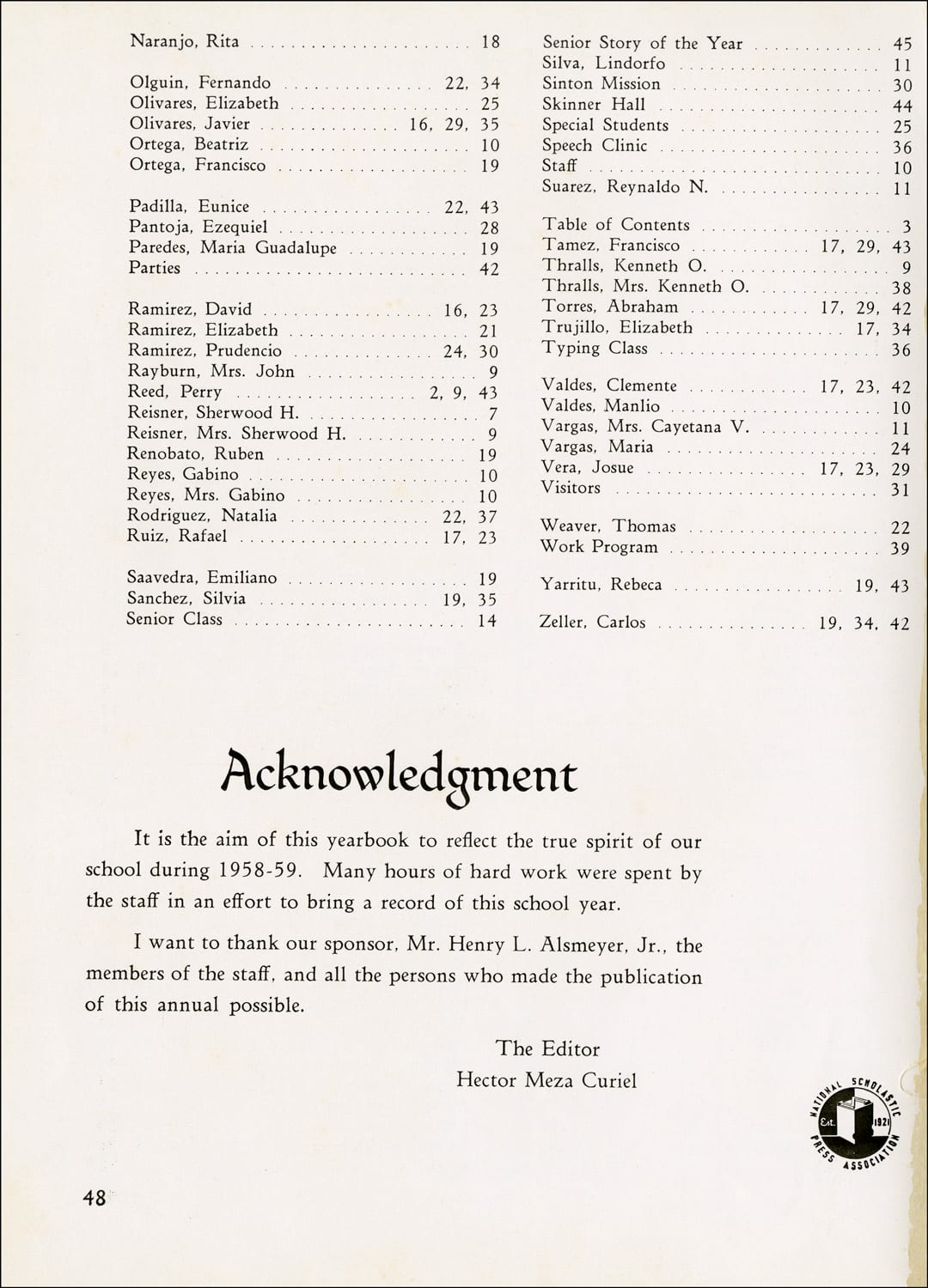Juntos 1959, page 50