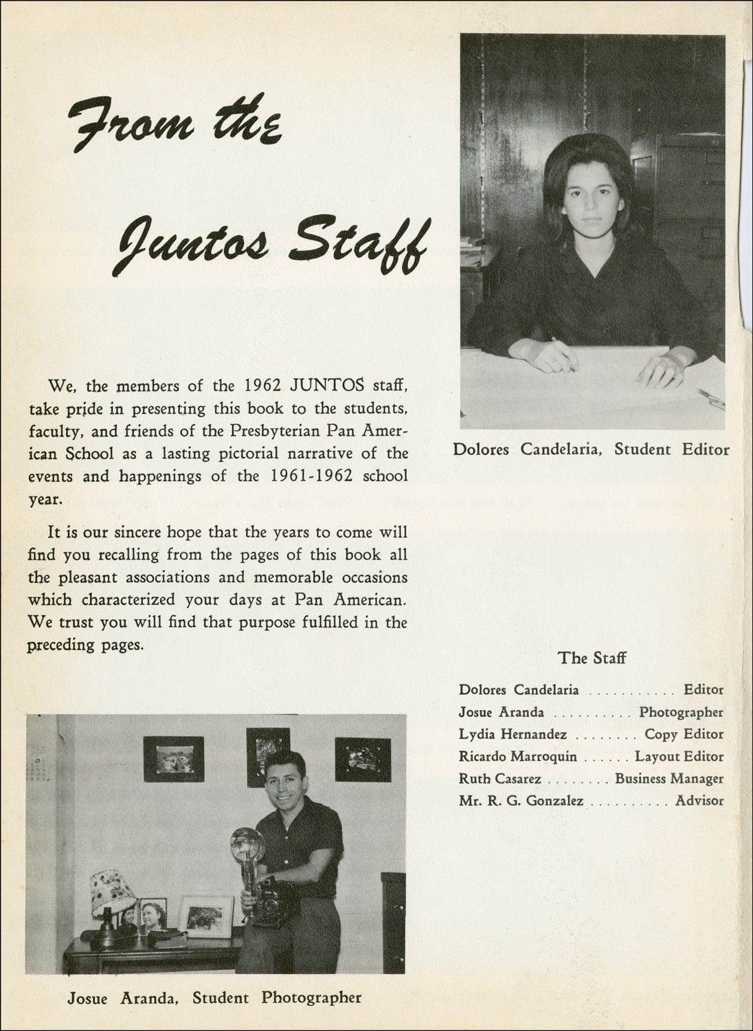 The 1962 Juntos 1962, page 52