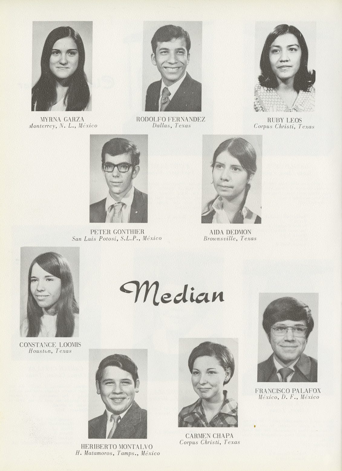 Juntos 1971, the Class of 1972 page