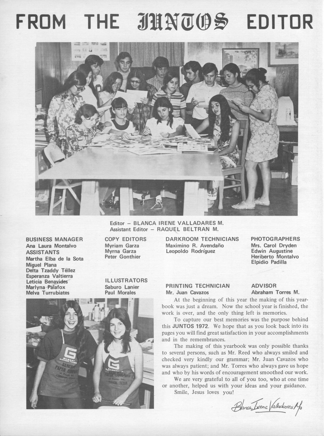Juntos 72 1972, page 100