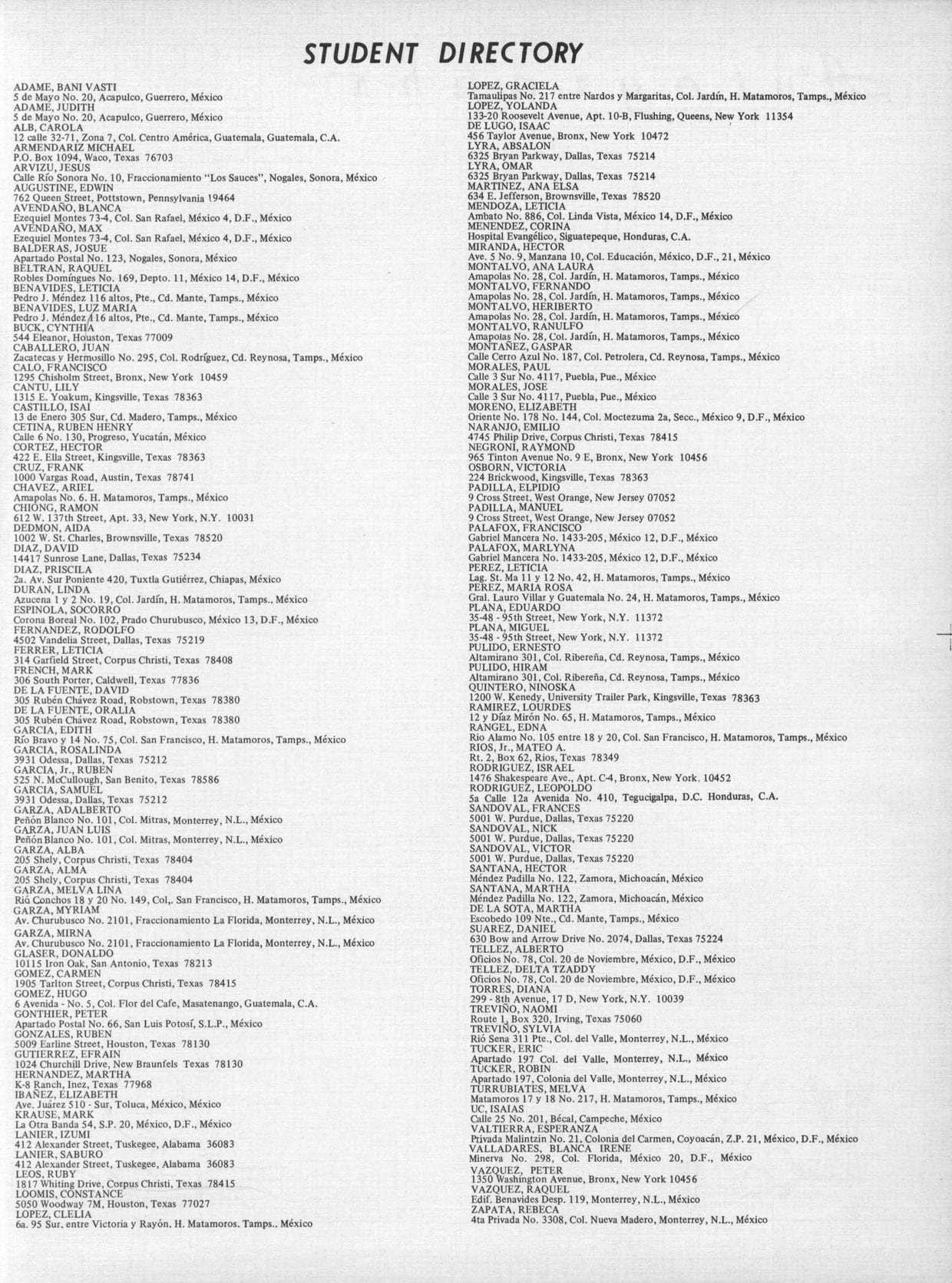Juntos 72 1972, page 101