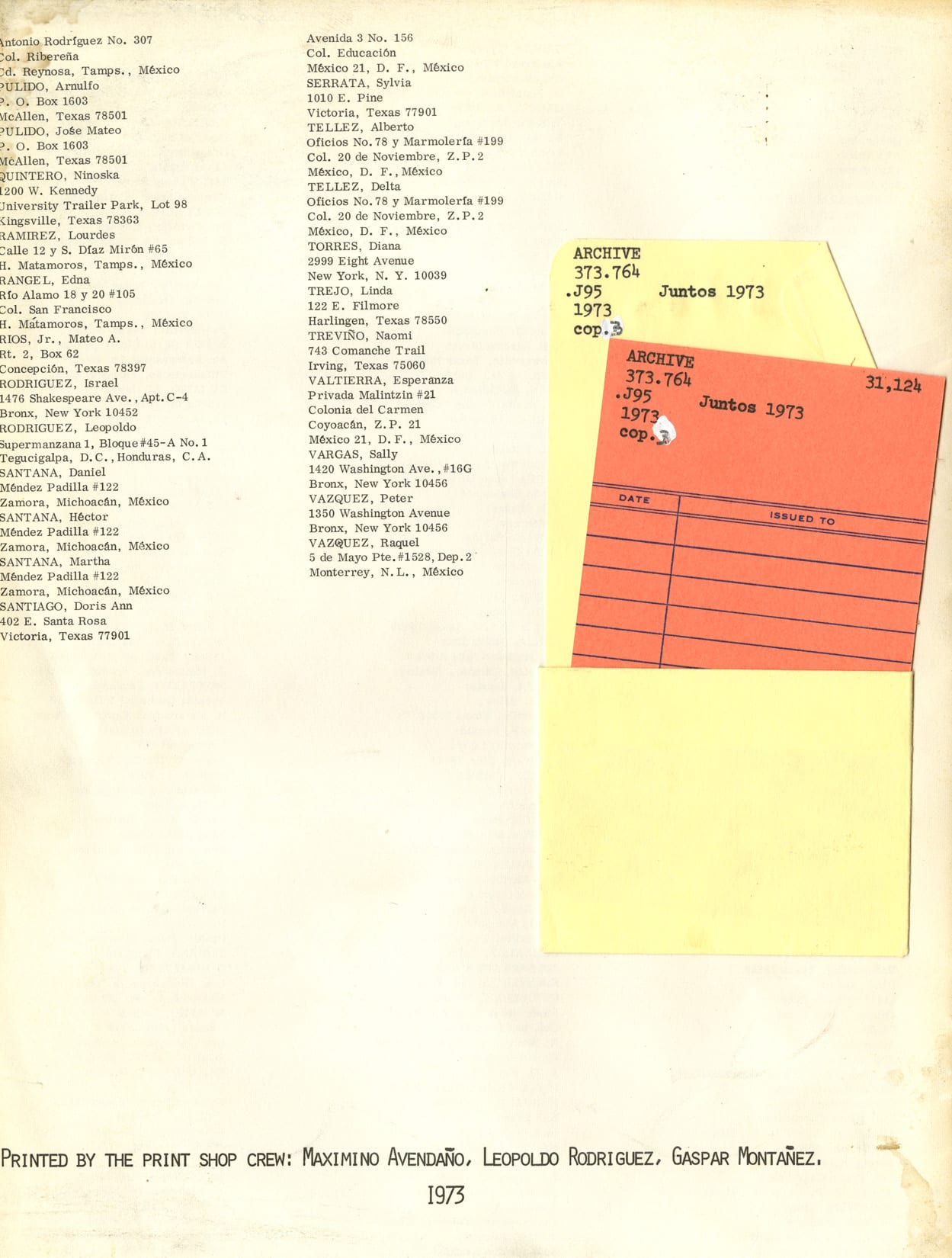 Juntos 1973, page 13
