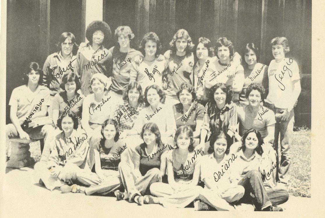 The Senior Form 1977, each one signed.