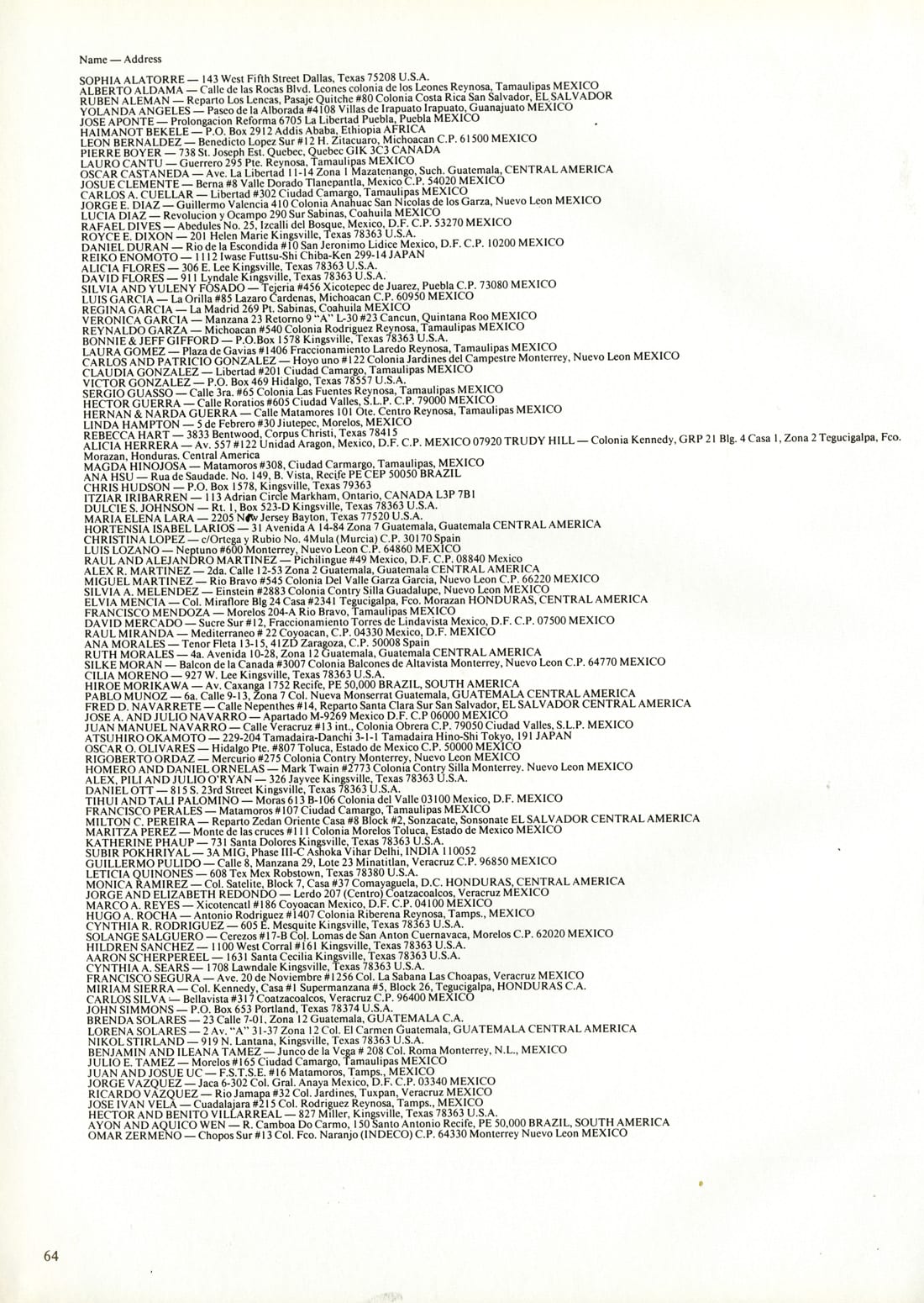 Juntos 1988, page 68
