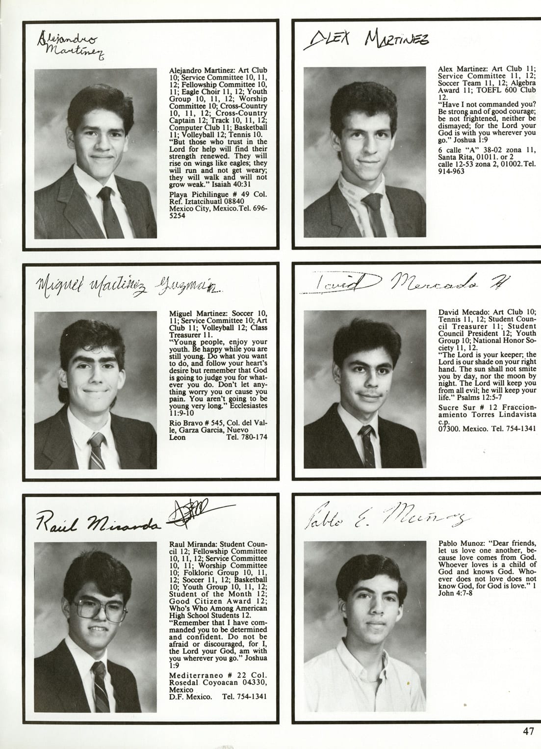 Juntos 1989 page 51