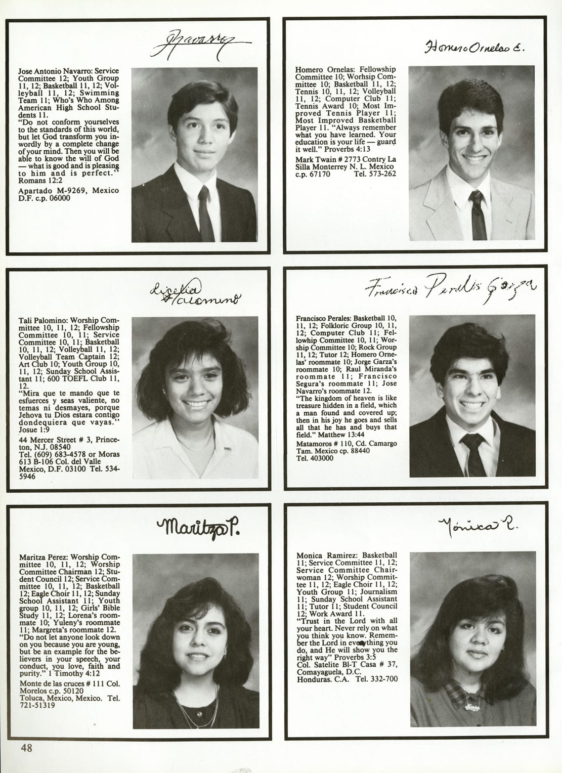 Juntos 1989 page 52