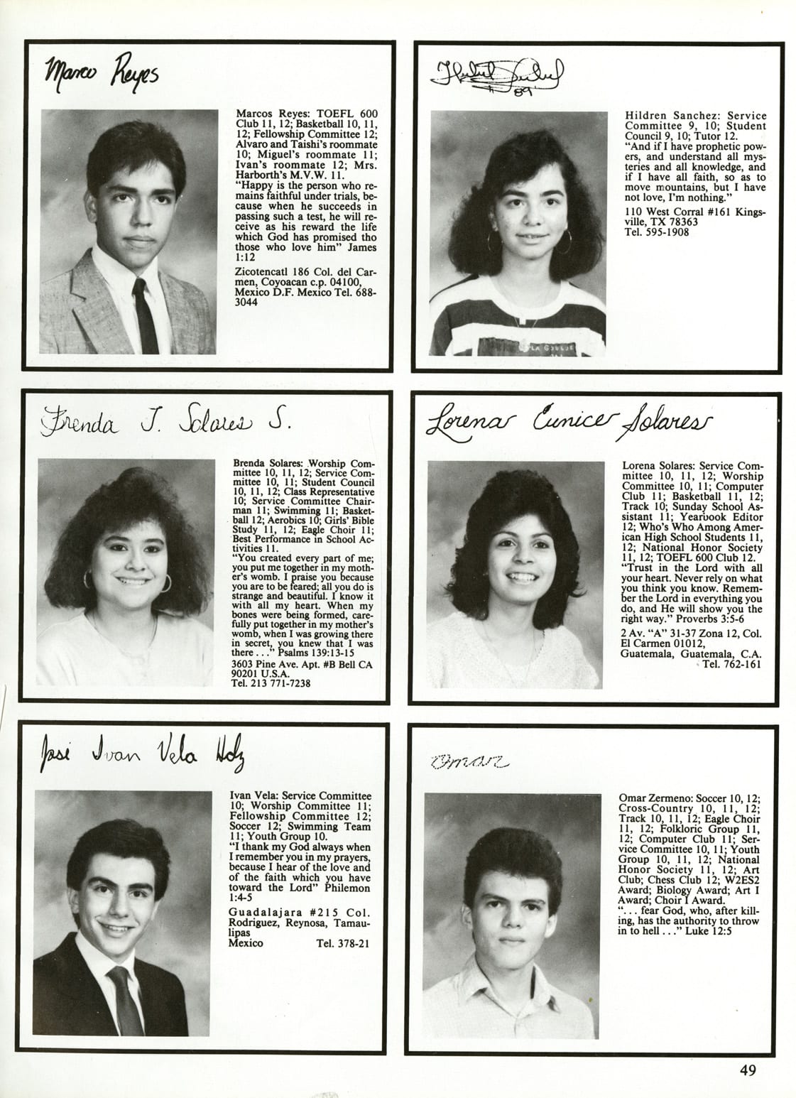 Juntos 1989 page 53