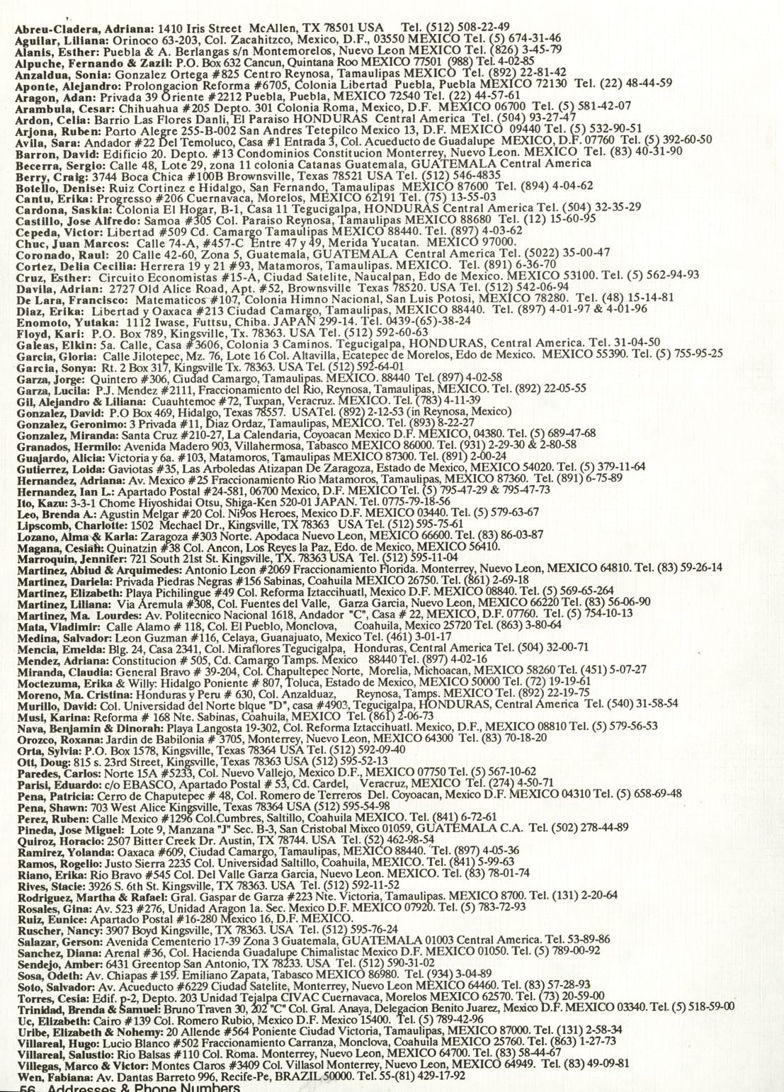 Juntos 1992, page 60