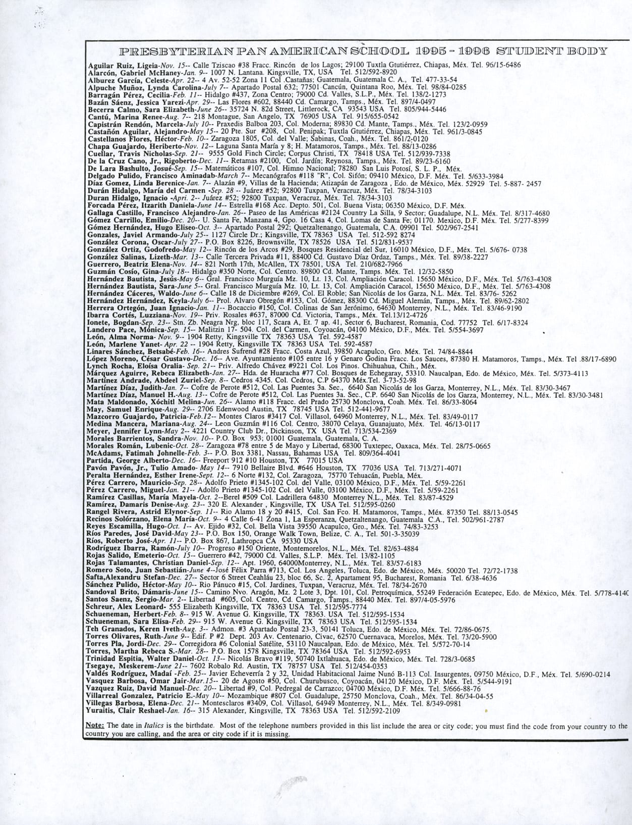Juntos 1996, page 52