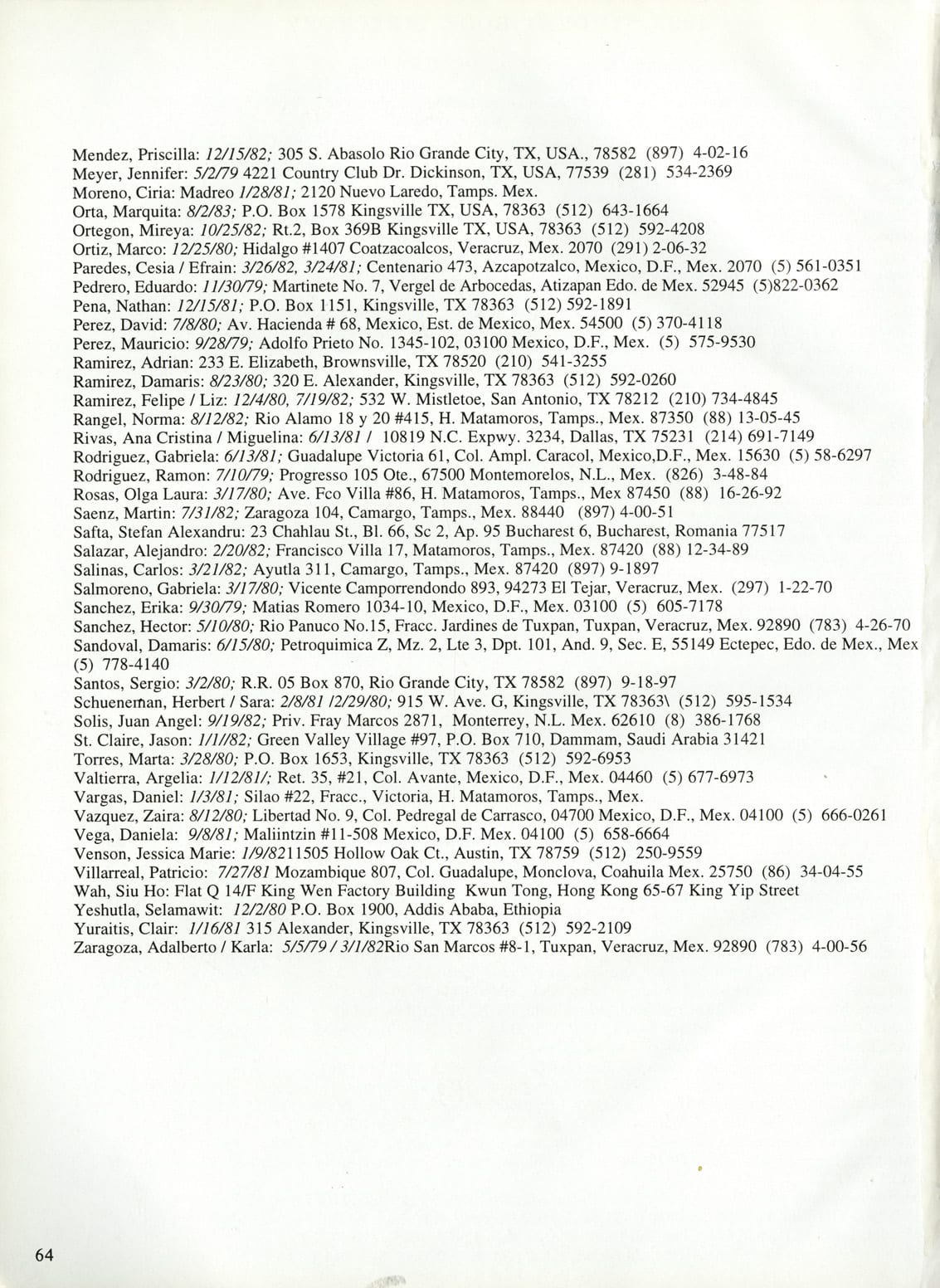 Juntos 1998, page 68