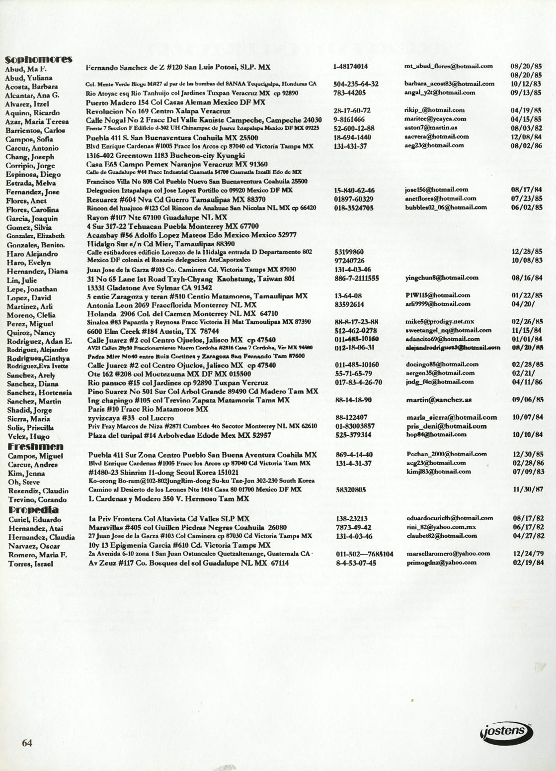 Juntos 2001, page 68