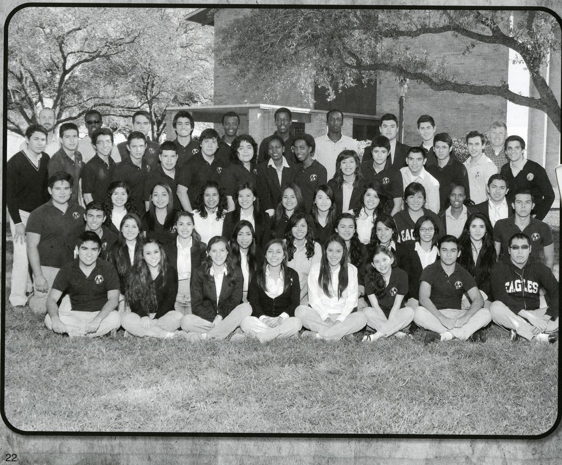The senior class, 2012–2013.