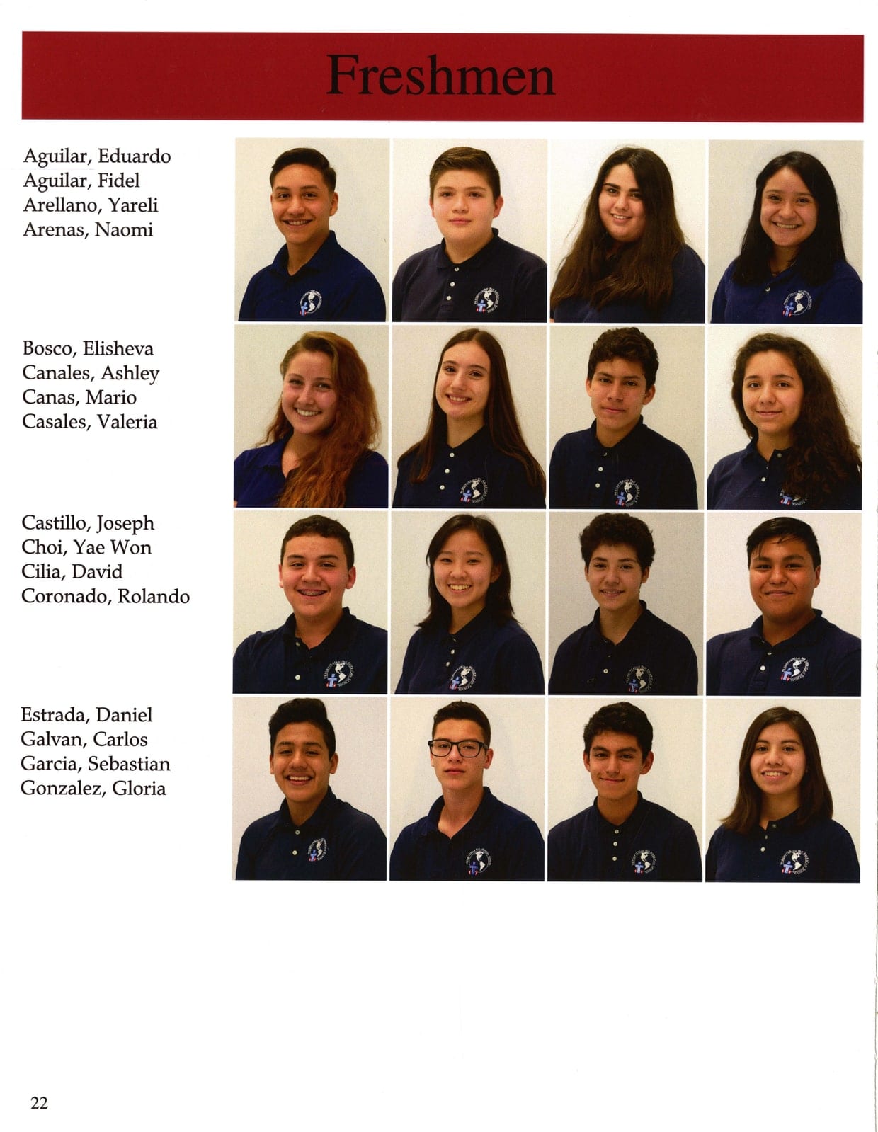 Juntos 2018, the Class of 2021 page