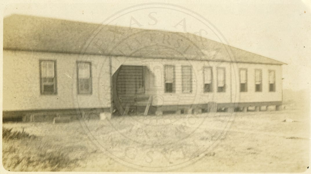 The barn that was converted into the dining hall.