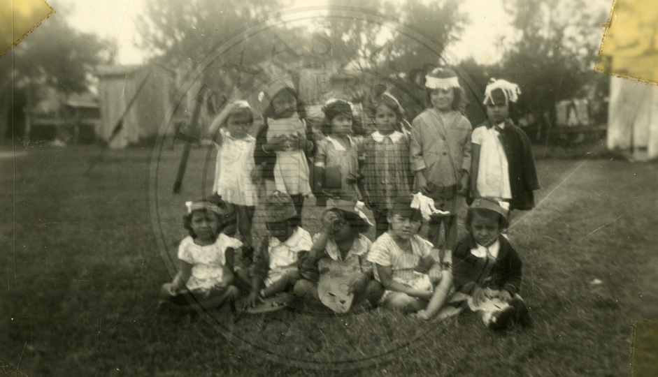 Girls from Mexico teaching vacation Bible school in the summers.