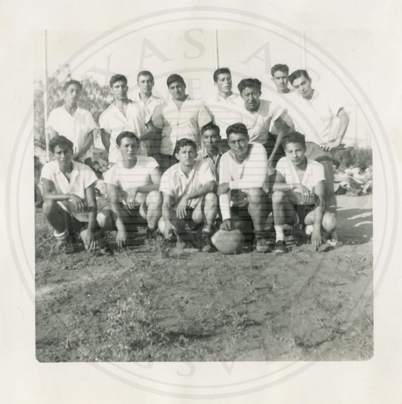 Soccer team, fall 1953.
