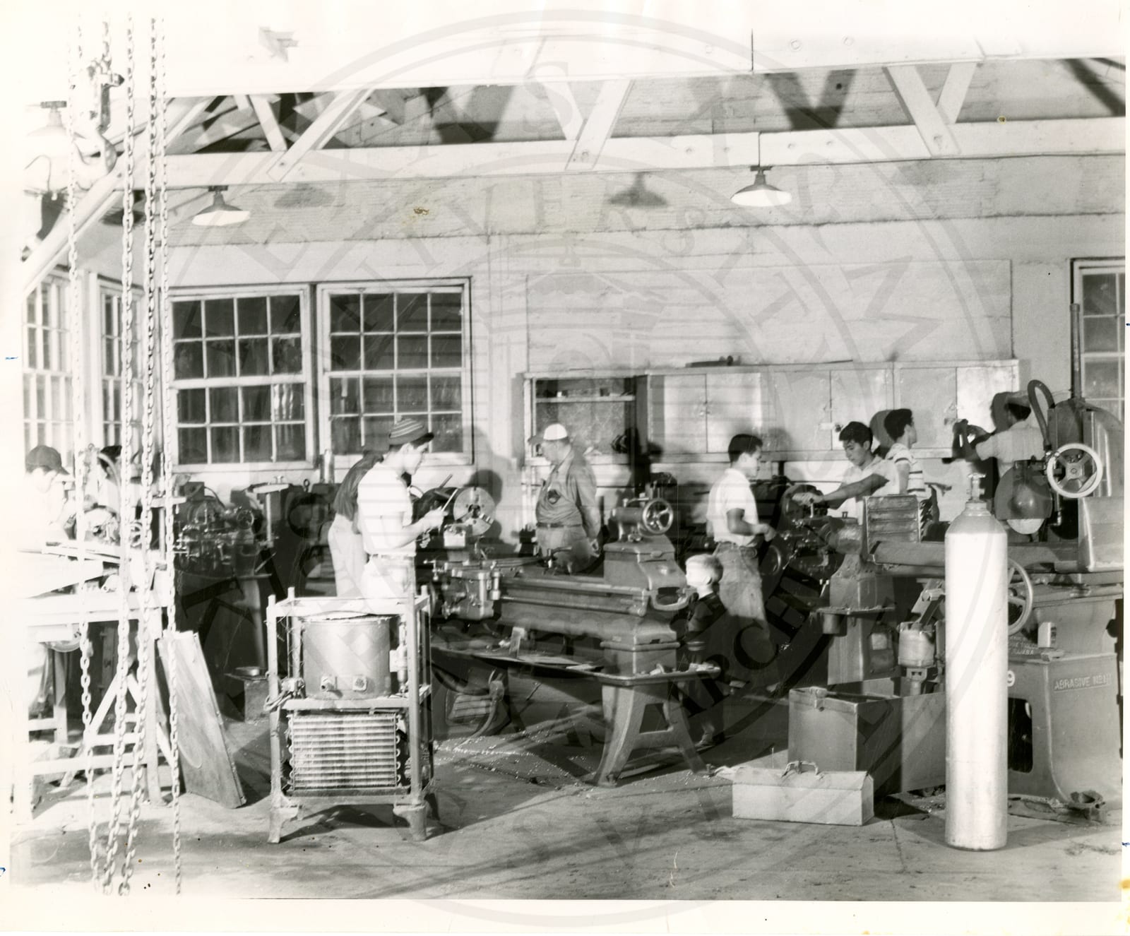 The farm equipment — sold in the summer of 1957.