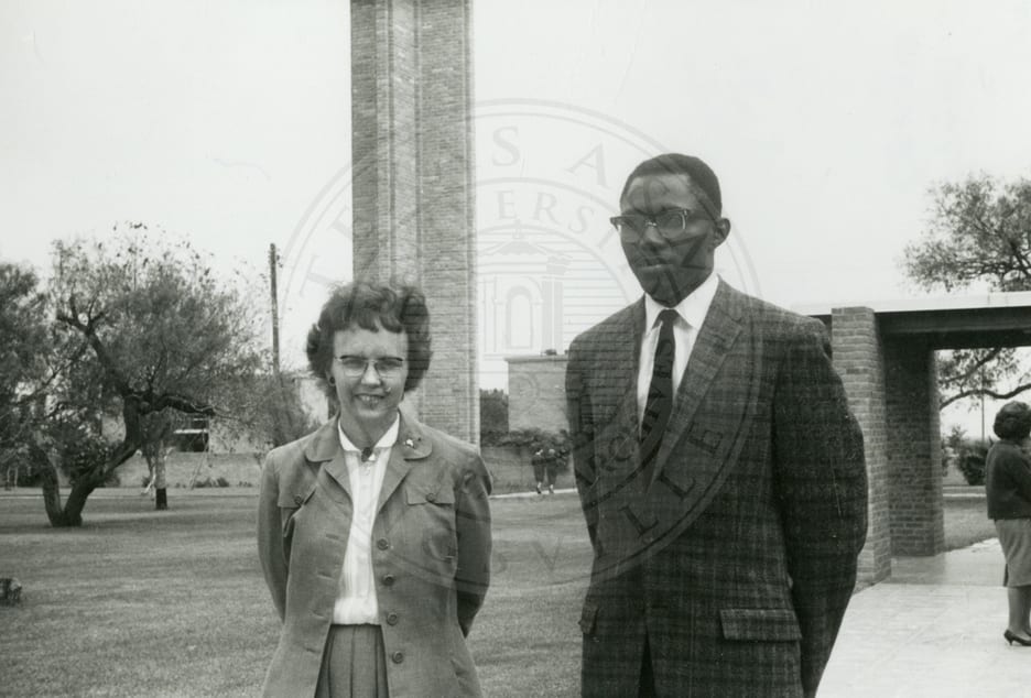 Mrs. McElroy, missionary teacher from the Congo.