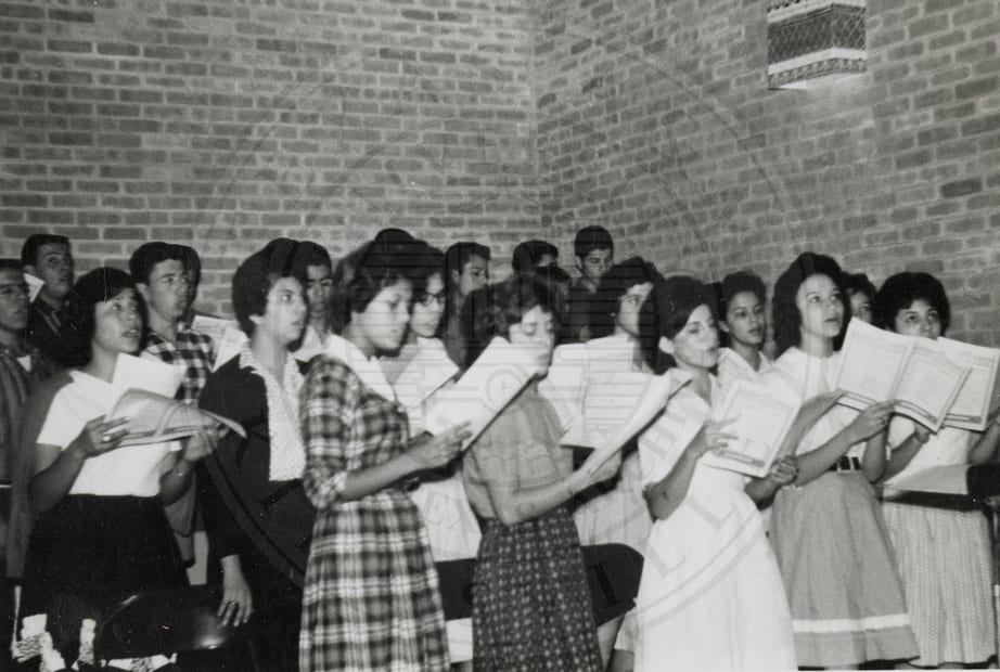 The chapel choir.
