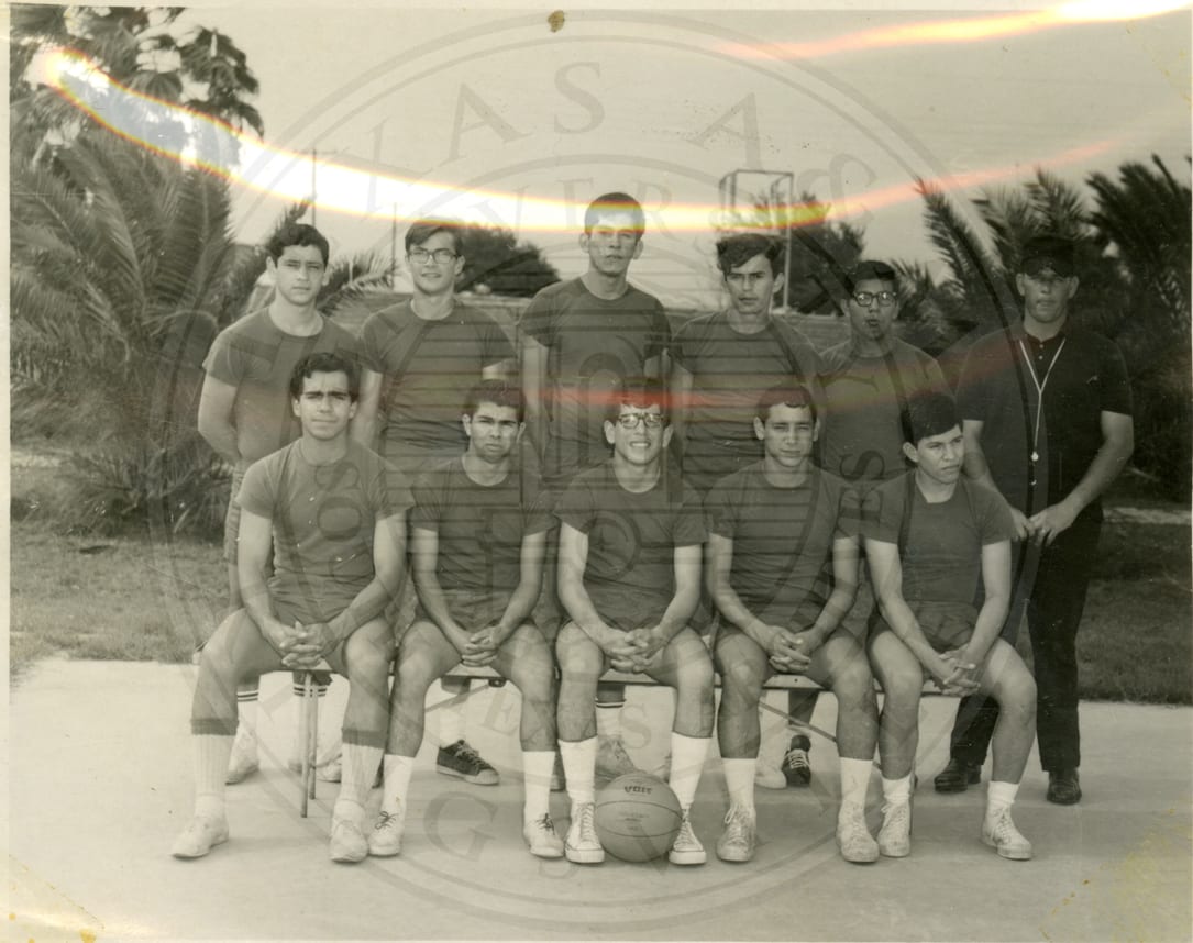 The boys’ basketball team.