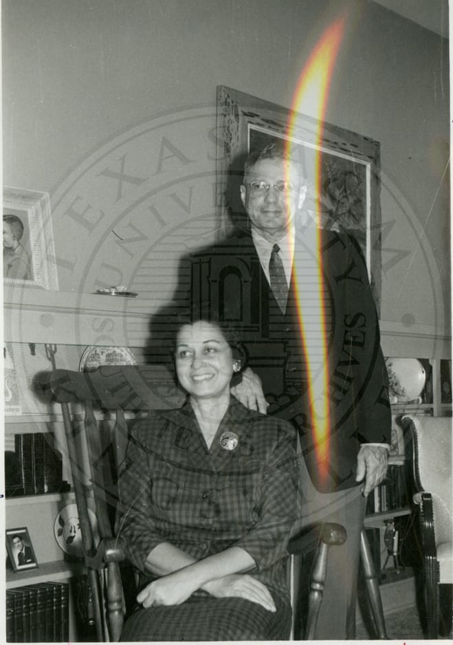 Dr. and Mrs. Byers, sponsors of the senior class of 1962.
