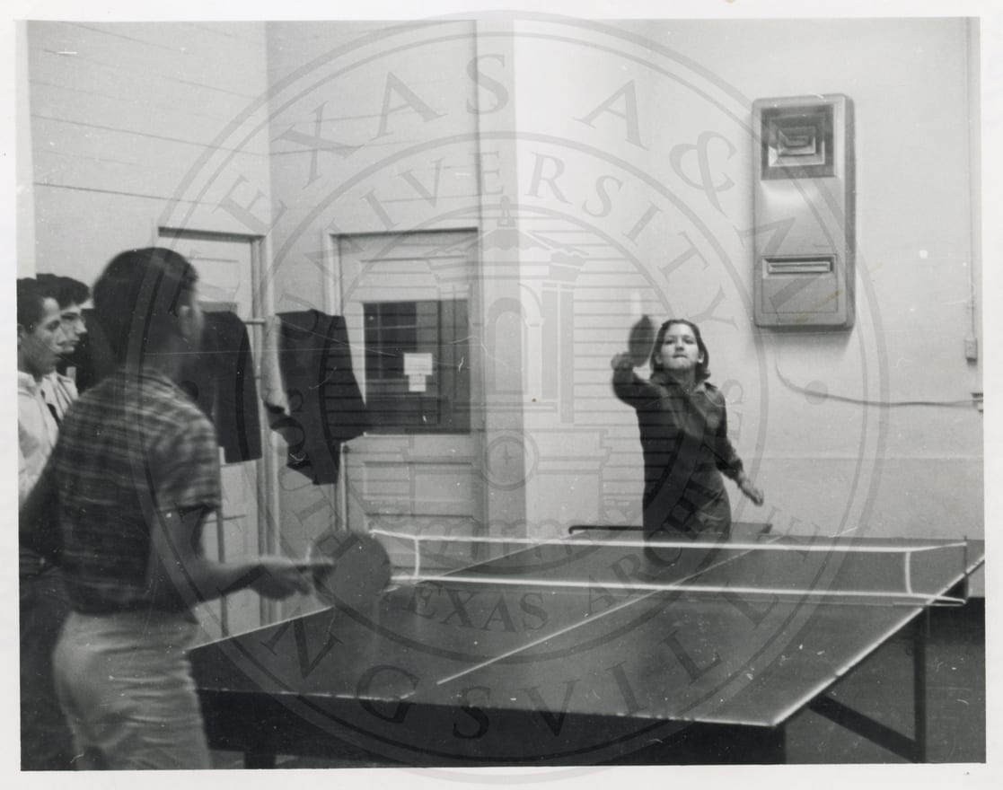 Table tennis, 1965.