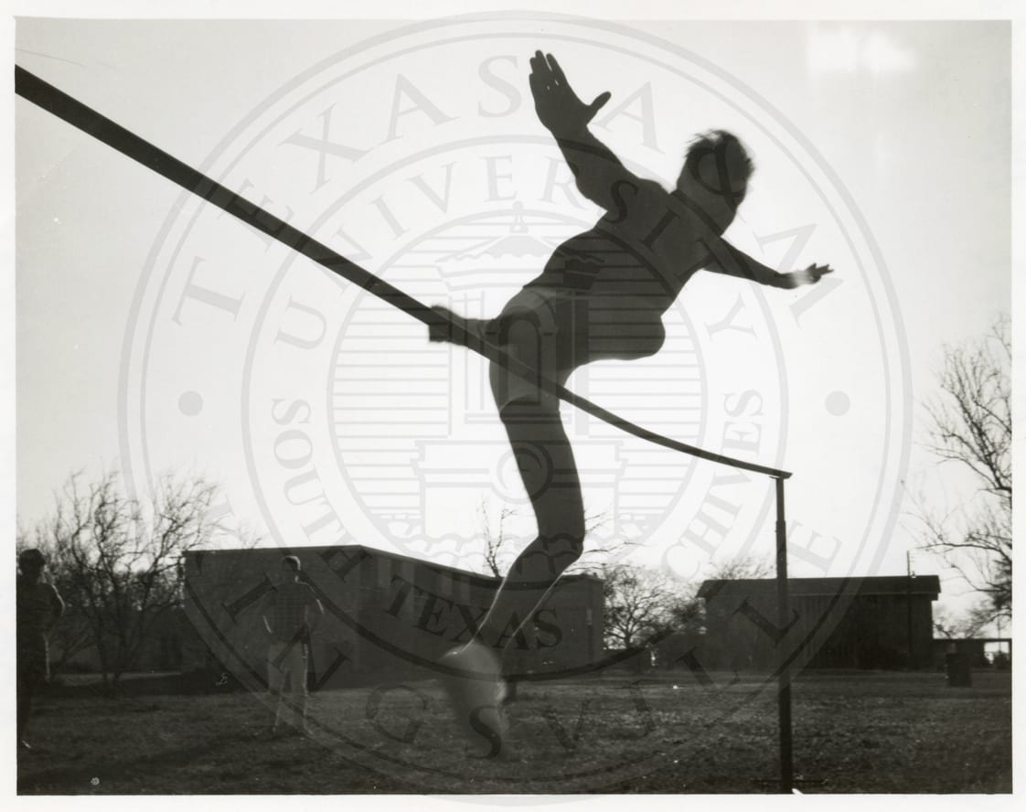 Pole vault, 1965–66.