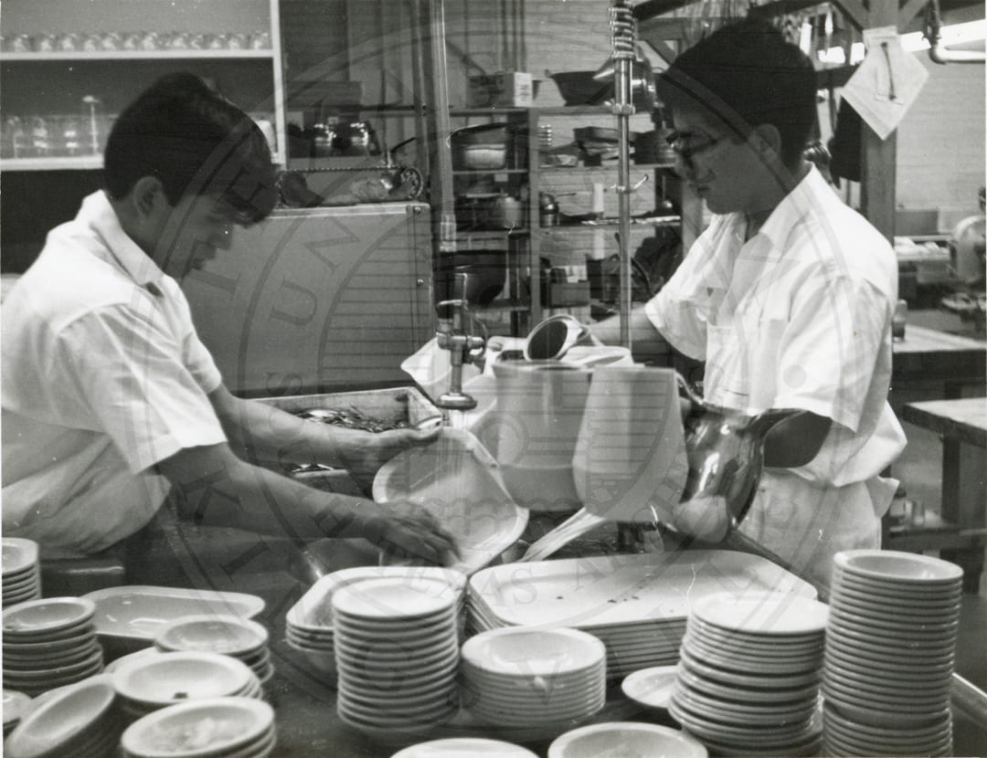 Work program: the dishes, 1965–66.