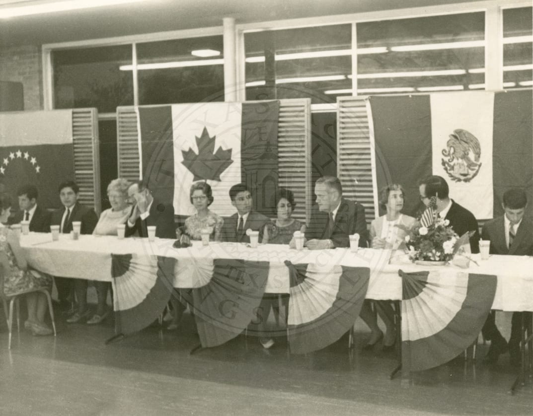 A banquet, 1968–69.