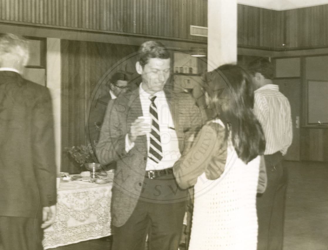 Trustees and students, 1970.