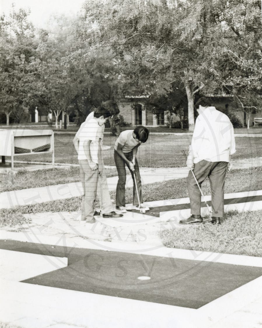Mini golf, 1972.