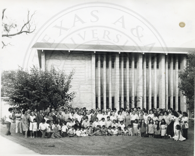 Students and faculty, 1972.