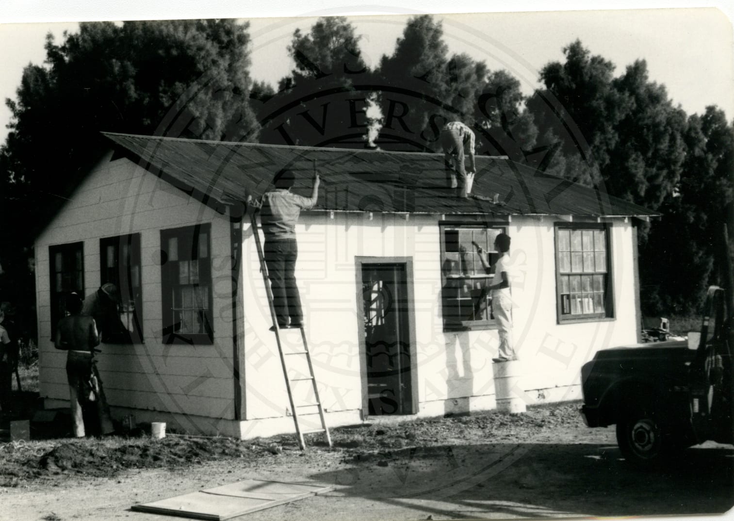 A construction site, 1972.