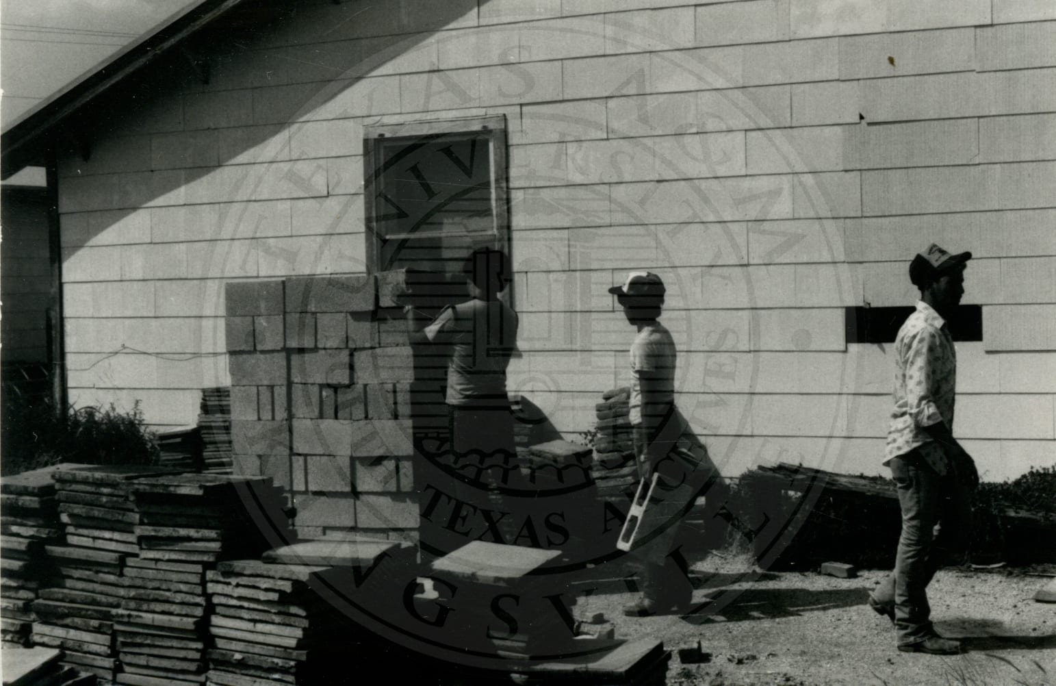 A construction site, 1972.