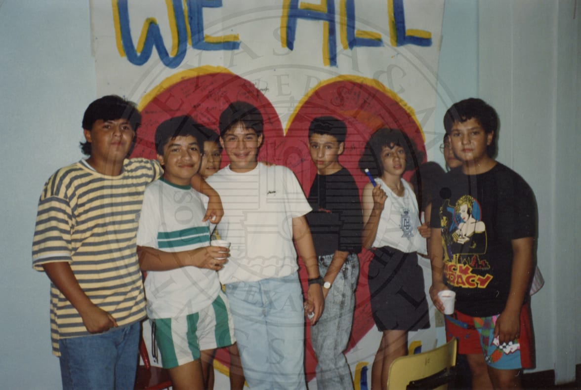 A party, 1990.