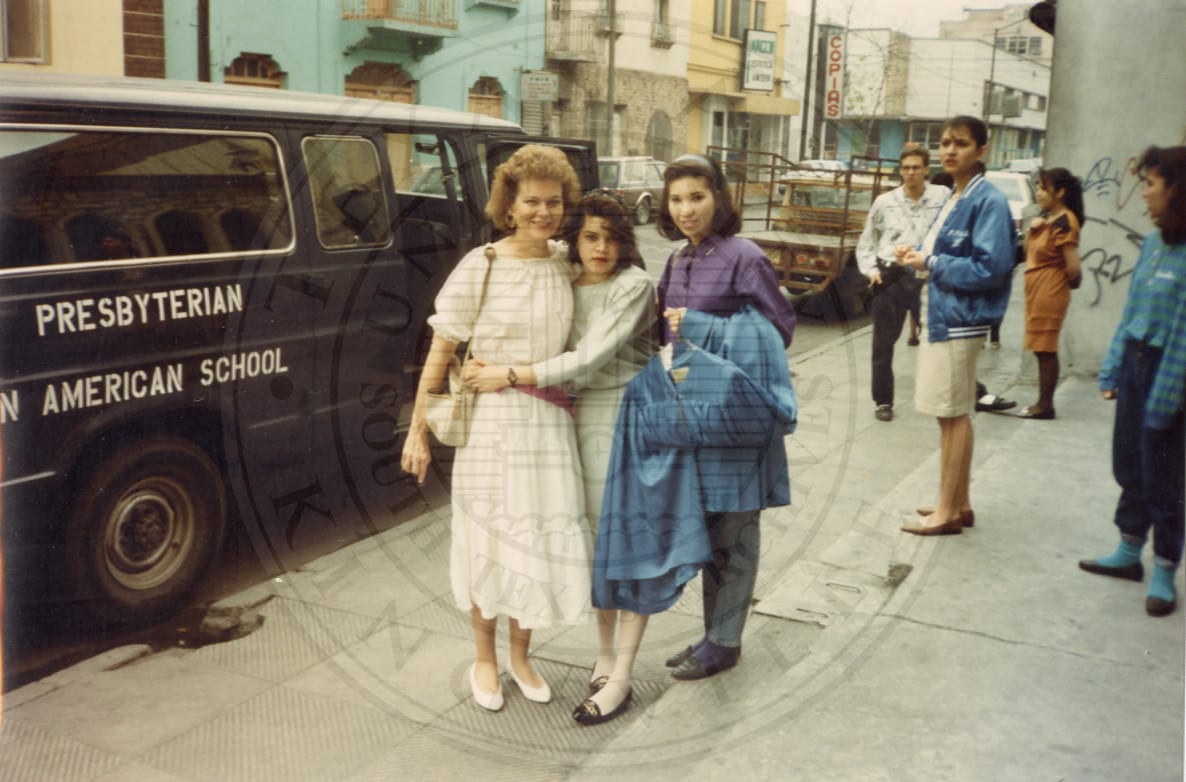 The trip to Puentes de Cristo in Mexico, February 1990.