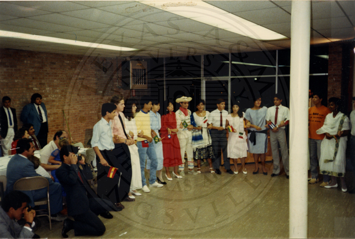 The trip to Honduras, 1990.