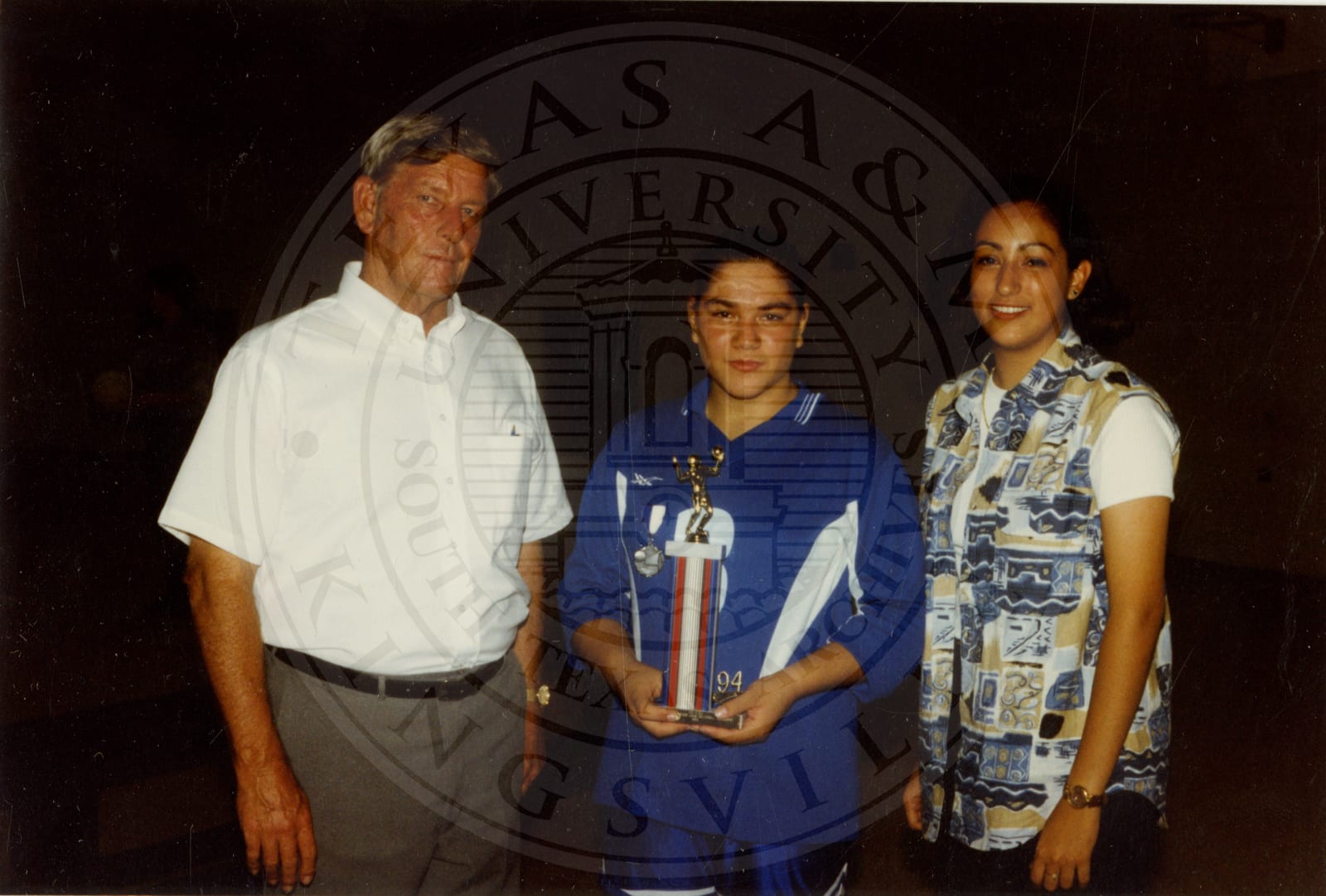 A volleyball award, 1994.