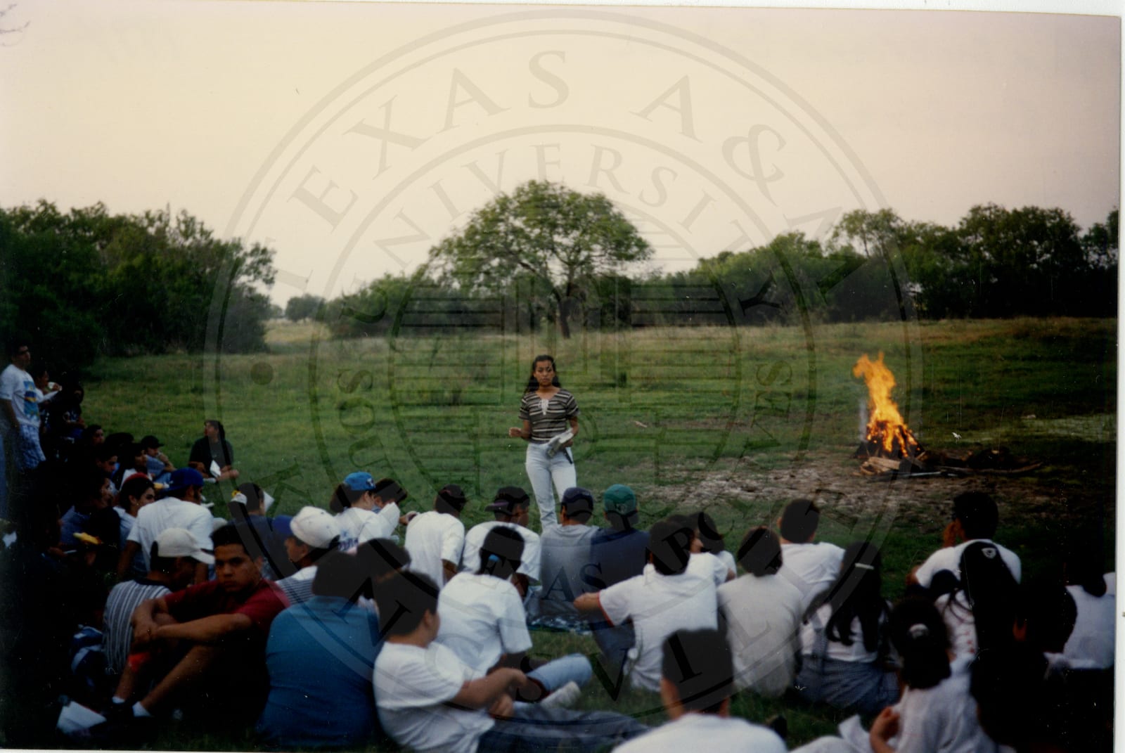 A bonfire, 1994.