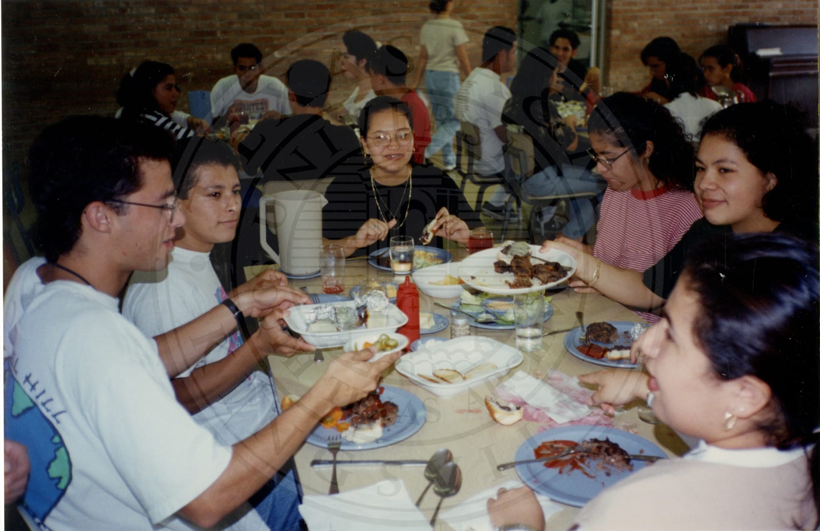 The dining hall, 1994.
