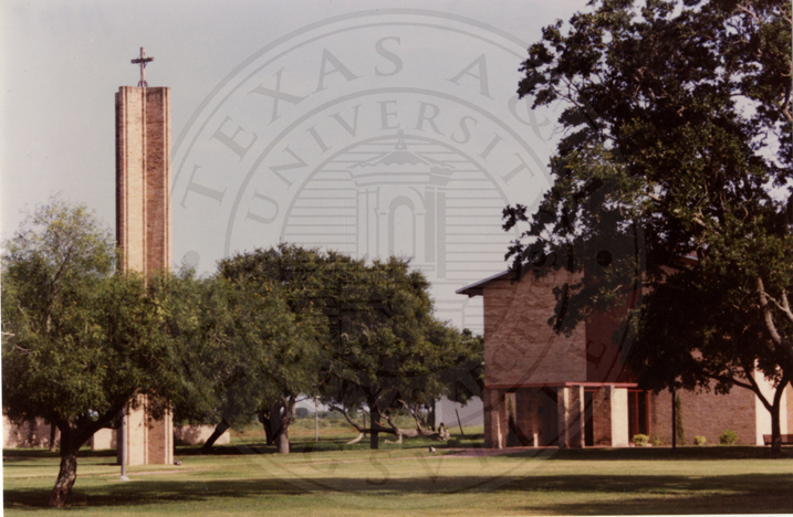 The chapel and its bell tower, 1994.