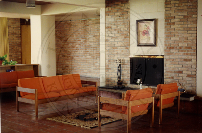 A dormitory living room, 1994.