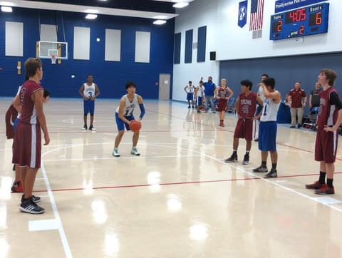 Round Robin Basketball Tournament, January 14, 2017.