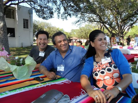 Old classmates reunited at the Centennial barbecue, May 2012.