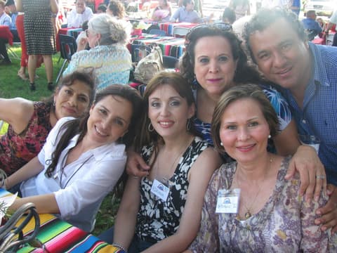 Old classmates reunited at the Centennial barbecue, May 2012.