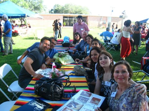 Old classmates reunited at the Centennial barbecue, May 2012.