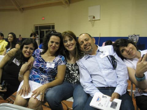 Old classmates reunited at the Centennial barbecue, May 2012.