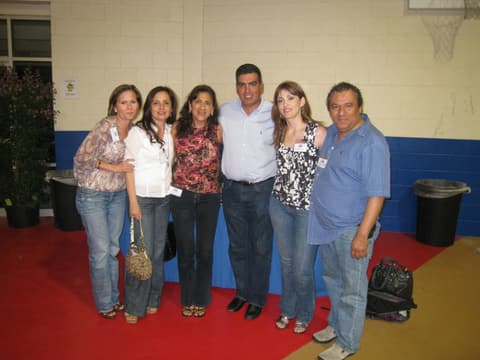 Old classmates reunited at the Centennial barbecue, May 2012.