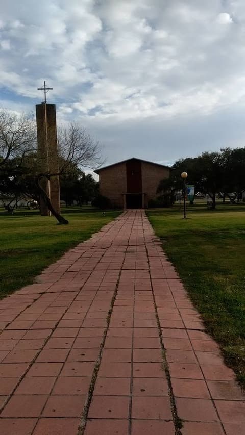 The walkway to the chapel, photographed by an alumna on a visit 30 years after graduating.