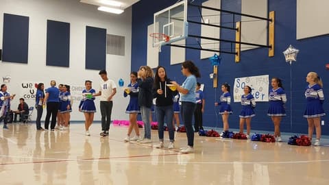 Homecoming Pep Rally, October 18, 2017.